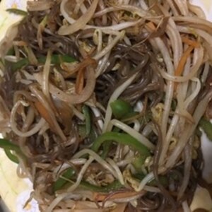 【独居自炊】糸こんにゃくで焼きそば